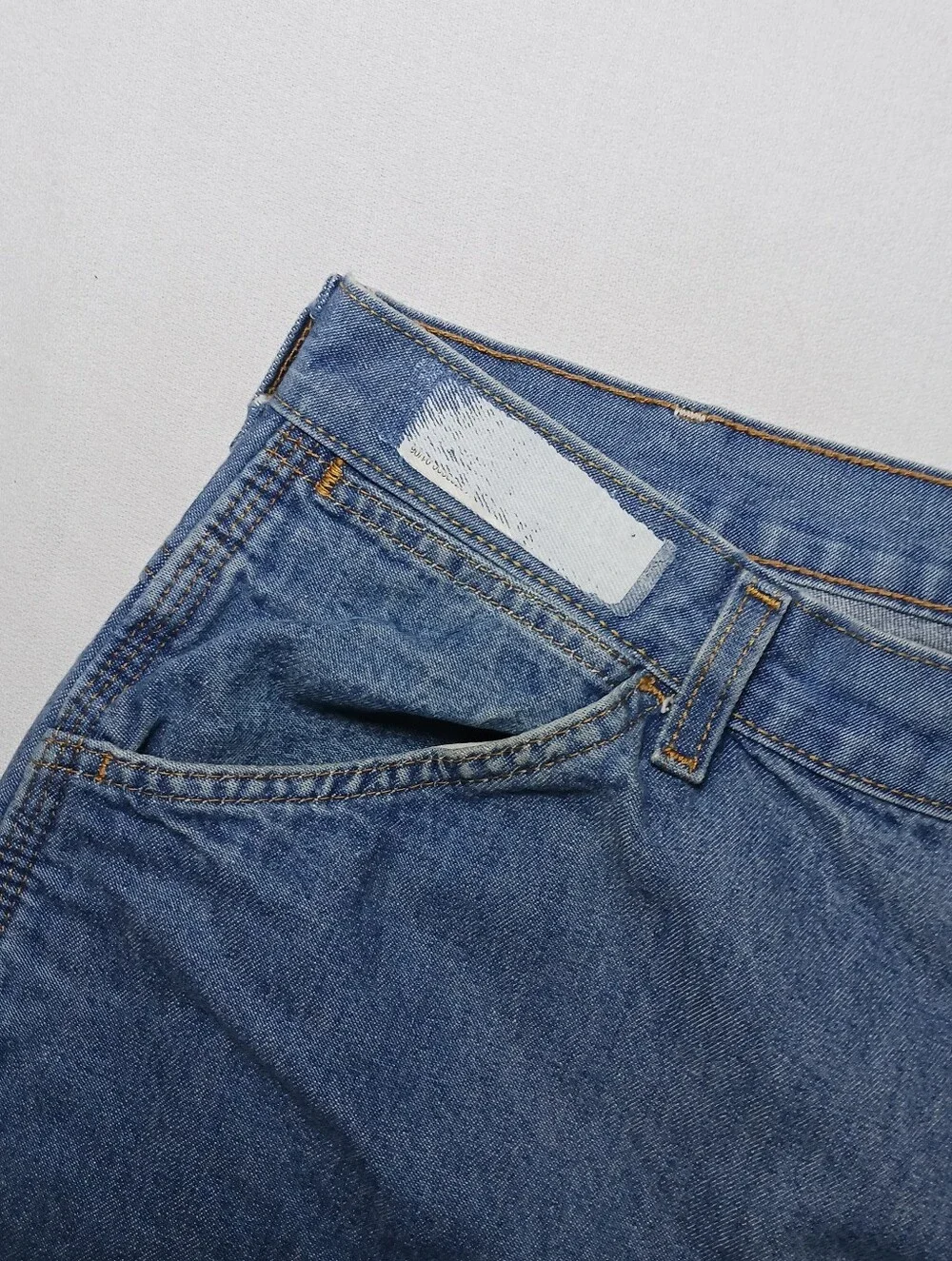 Vintage Big Ben Mens Relaxed Fit Carpenter Work Jeans 36X34 Medium Wash Denim